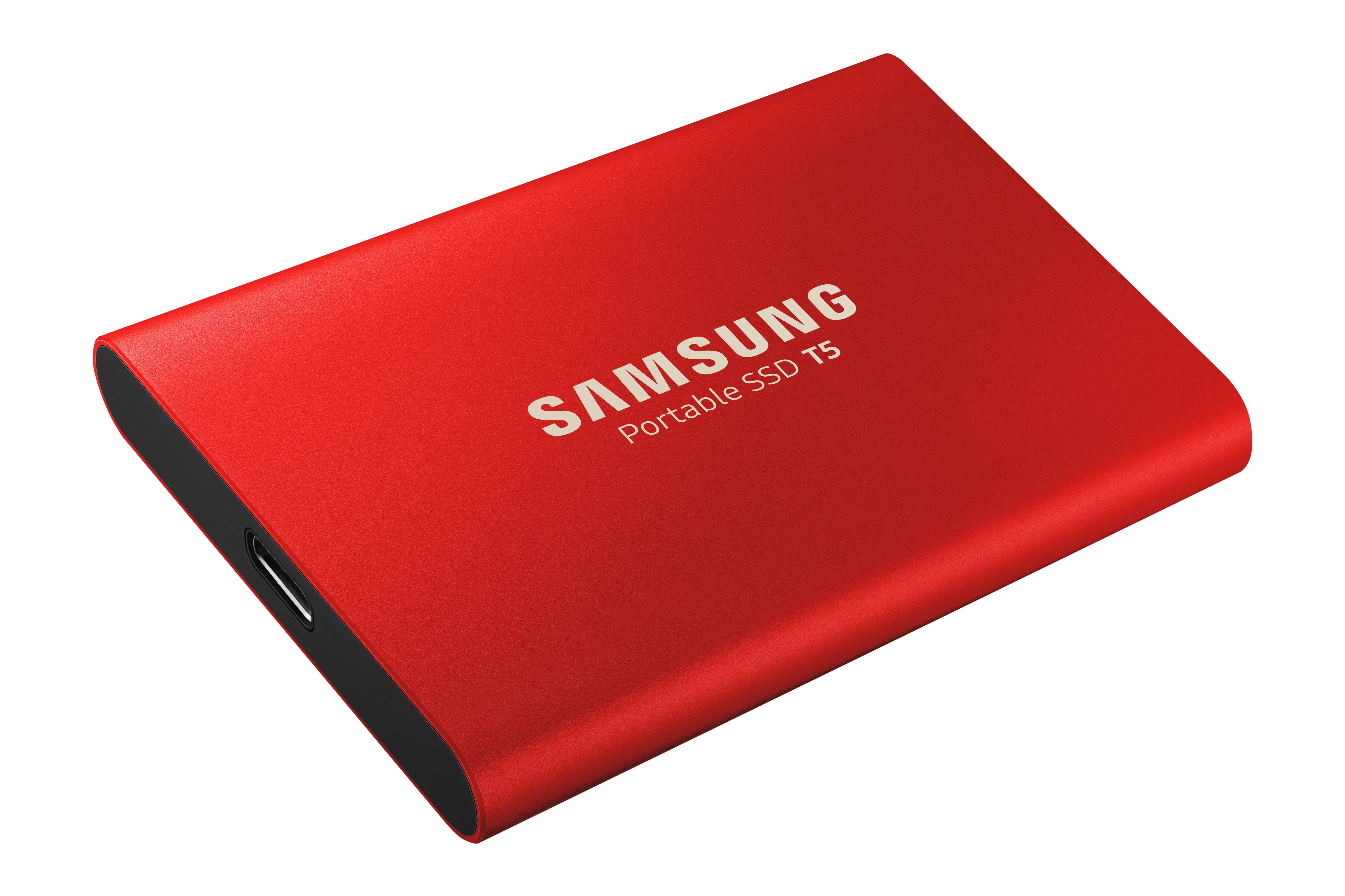 Portable SSD T5 500GB (RED) Memory & Storage - MU-PA500R/WW 