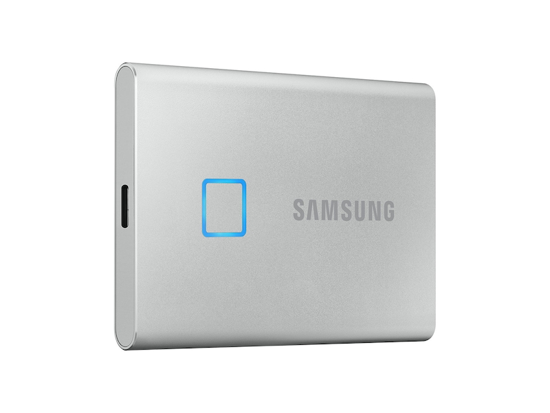 Portable SSD T7 TOUCH USB 3.2 1TB (Silver) Memory & Storage - MU-PC1T0S/WW  | Samsung US