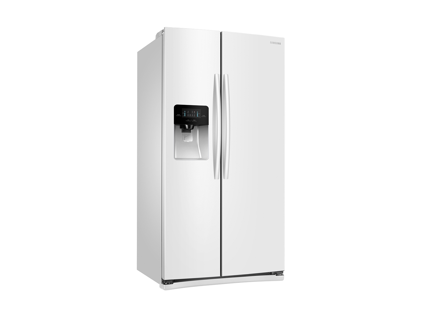 White 25 cu. ft. Side by Side Fridge with Ice Maker
