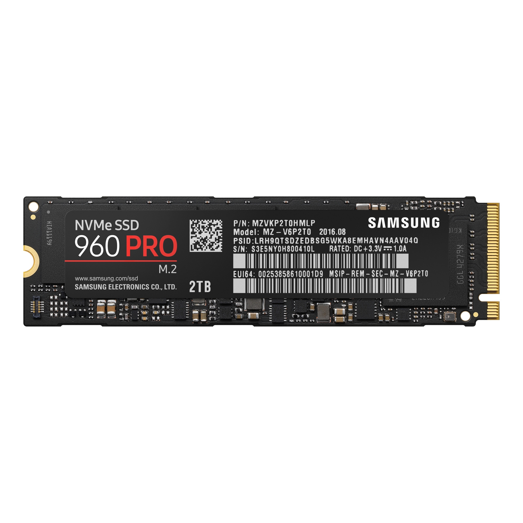 Ssd 960 Pro M 2 2tb Memory Storage Mz V6p2t0bw Samsung Us
