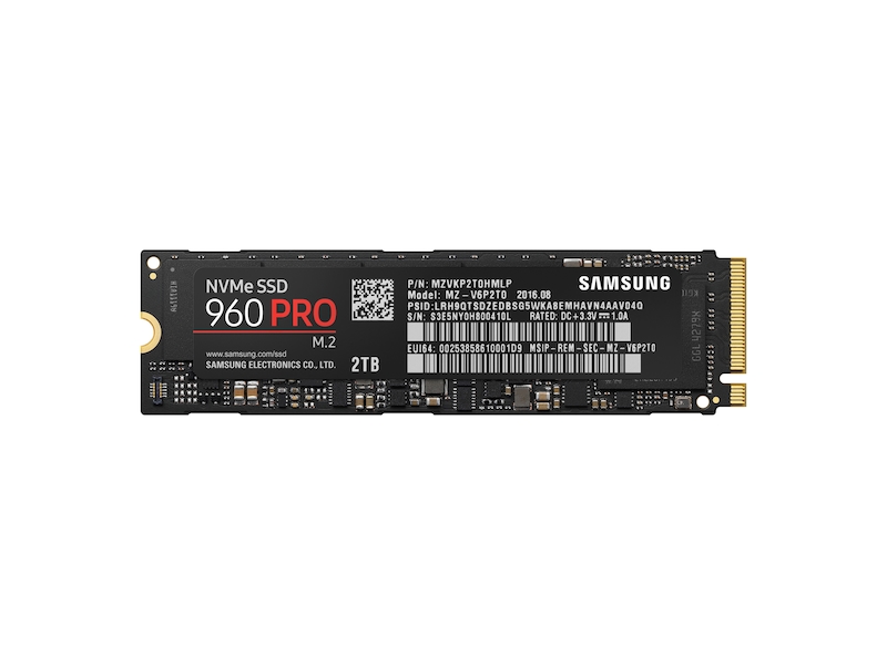 Topmøde fremtid ødelagte SSD 960 PRO M.2 2TB Memory & Storage - MZ-V6P2T0BW | Samsung US