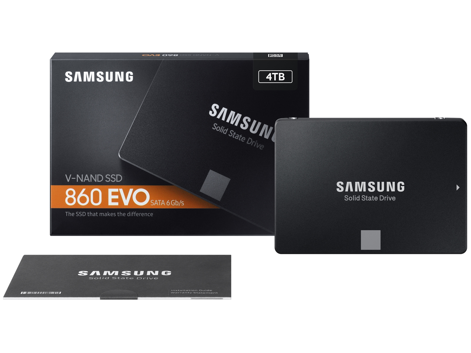 SSD 860 EVO 2.5 inch SATA III 4TB Memory & Storage - MZ-76E4T0B/AM 