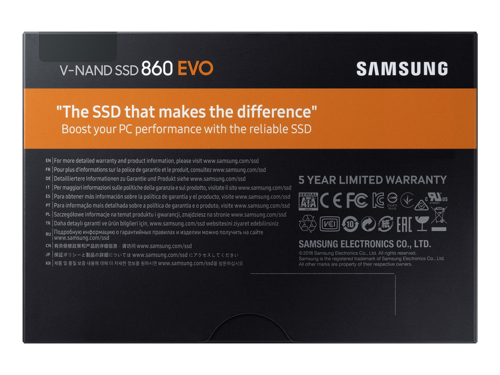Samsung 860 EVO4TB  SSD MZ-76E4T0B