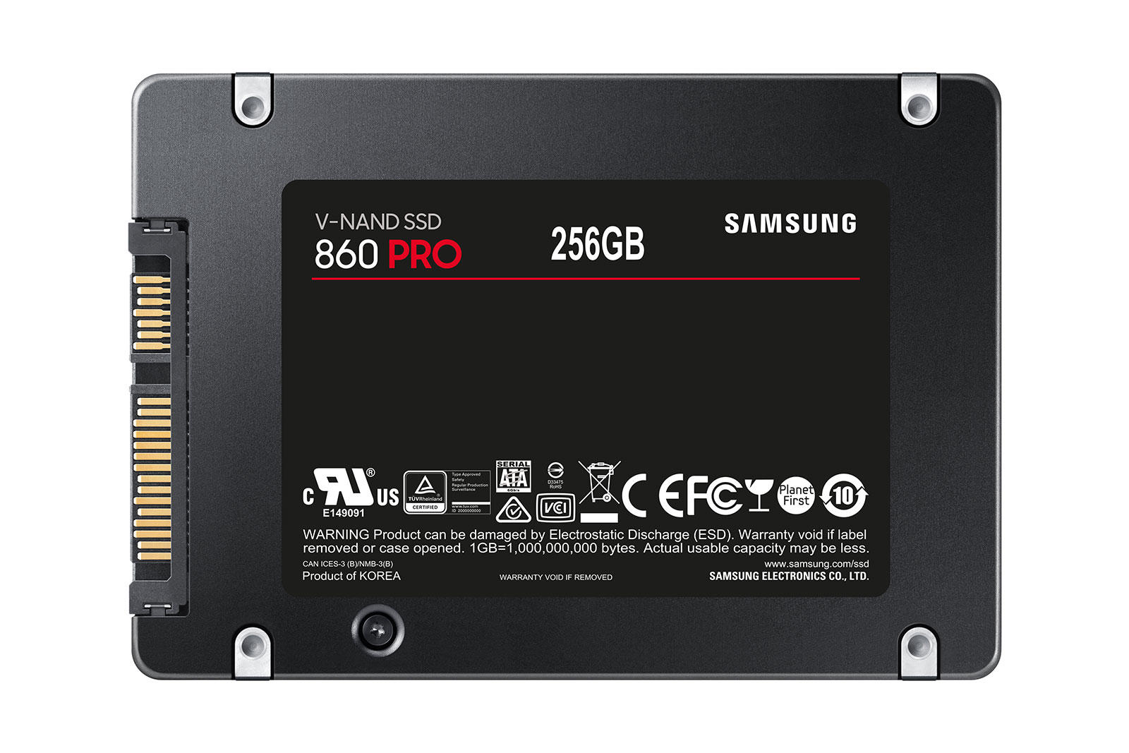 SSD 860 PRO 2.5" SATA 256GB Memory & - MZ-76P256BW | Samsung US