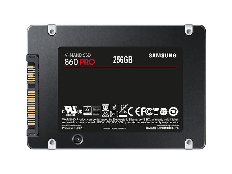 reform bliver nervøs lejer SSD 860 PRO 2.5" SATA III 256GB Memory & Storage - MZ-76P256BW | Samsung US