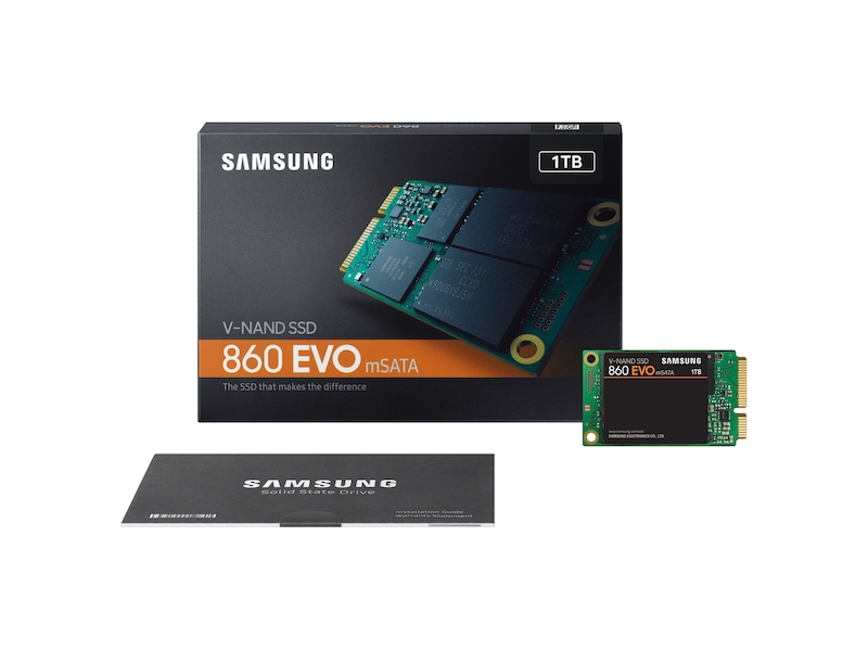 bliver nervøs det er alt lån SSD 860 EVO mSATA 1TB Memory & Storage - MZ-M6E1T0BW | Samsung US