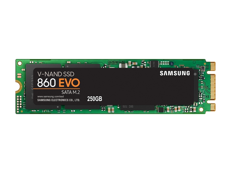 Logical trader Cereal SSD 860 EVO M.2 SATA 250GB Memory & Storage - MZ-N6E250BW | Samsung US