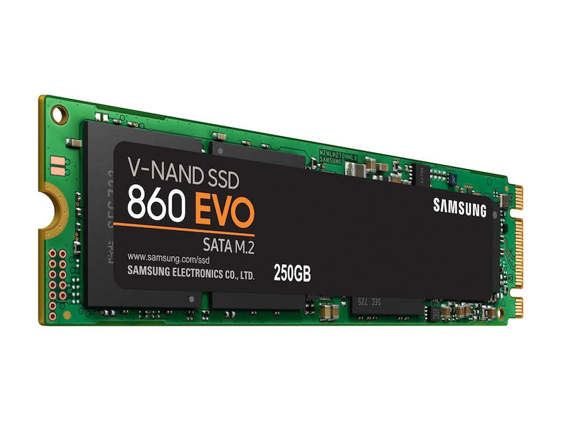 cuenco escaldadura Contorno SSD 860 EVO M.2 SATA 250GB Memory & Storage - MZ-N6E250BW | Samsung US