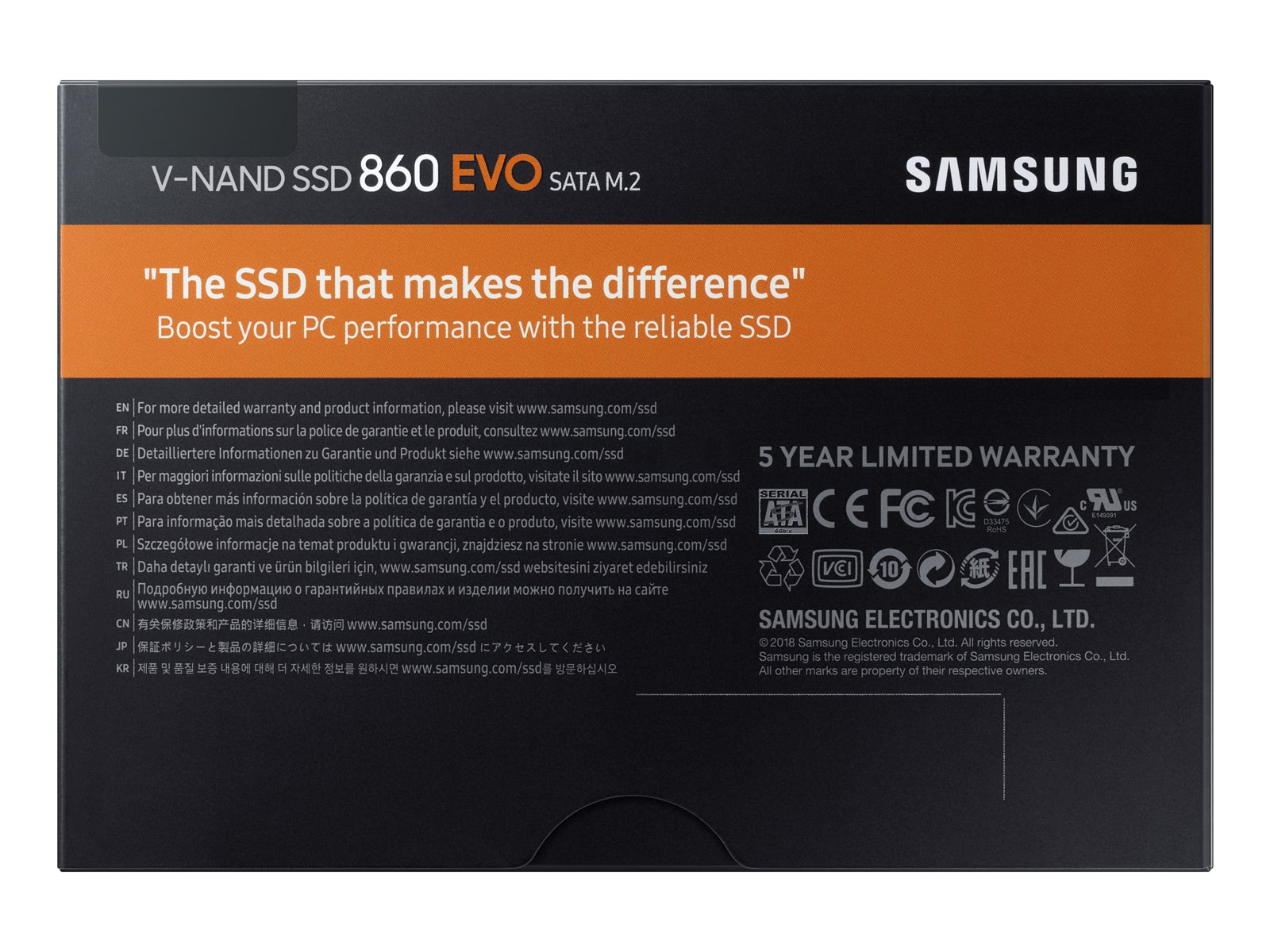 SSD 860 EVO M.2 SATA 500GB Memory & Storage - MZ-N6E500BW | Samsung US