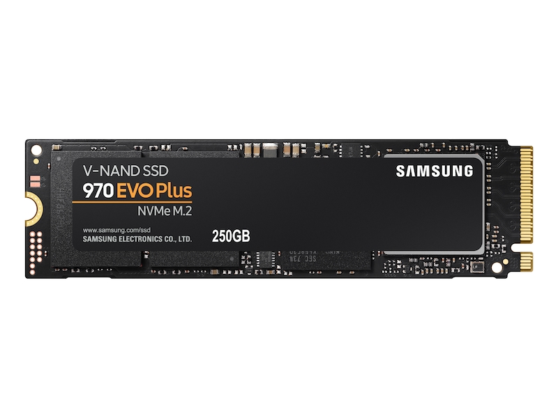 antage semester Håndbog SSD 970 EVO Plus NVMe® M.2 250GB Memory & Storage - MZ-V75S250B/AM |  Samsung US