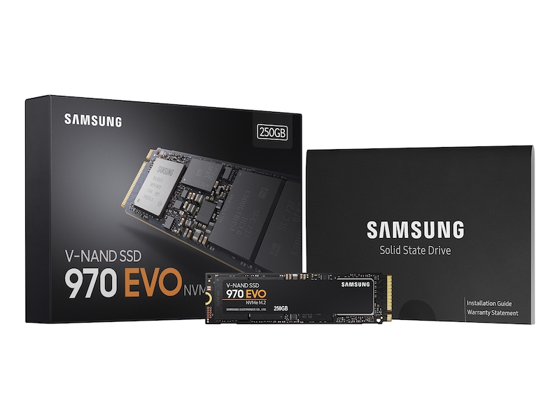 SSD 970 EVO NVMe® M.2 250GB Memory & Storage - MZ-V7E250BW
