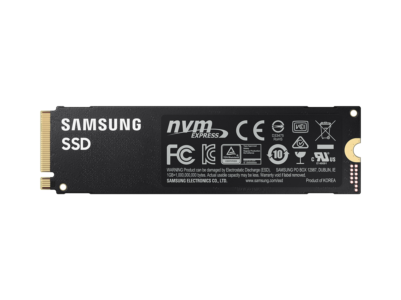 980 PRO PCIe® 4.0 NVMe™ SSD 1TB Memory & Storage - MZ-V8P1T0B/AM 