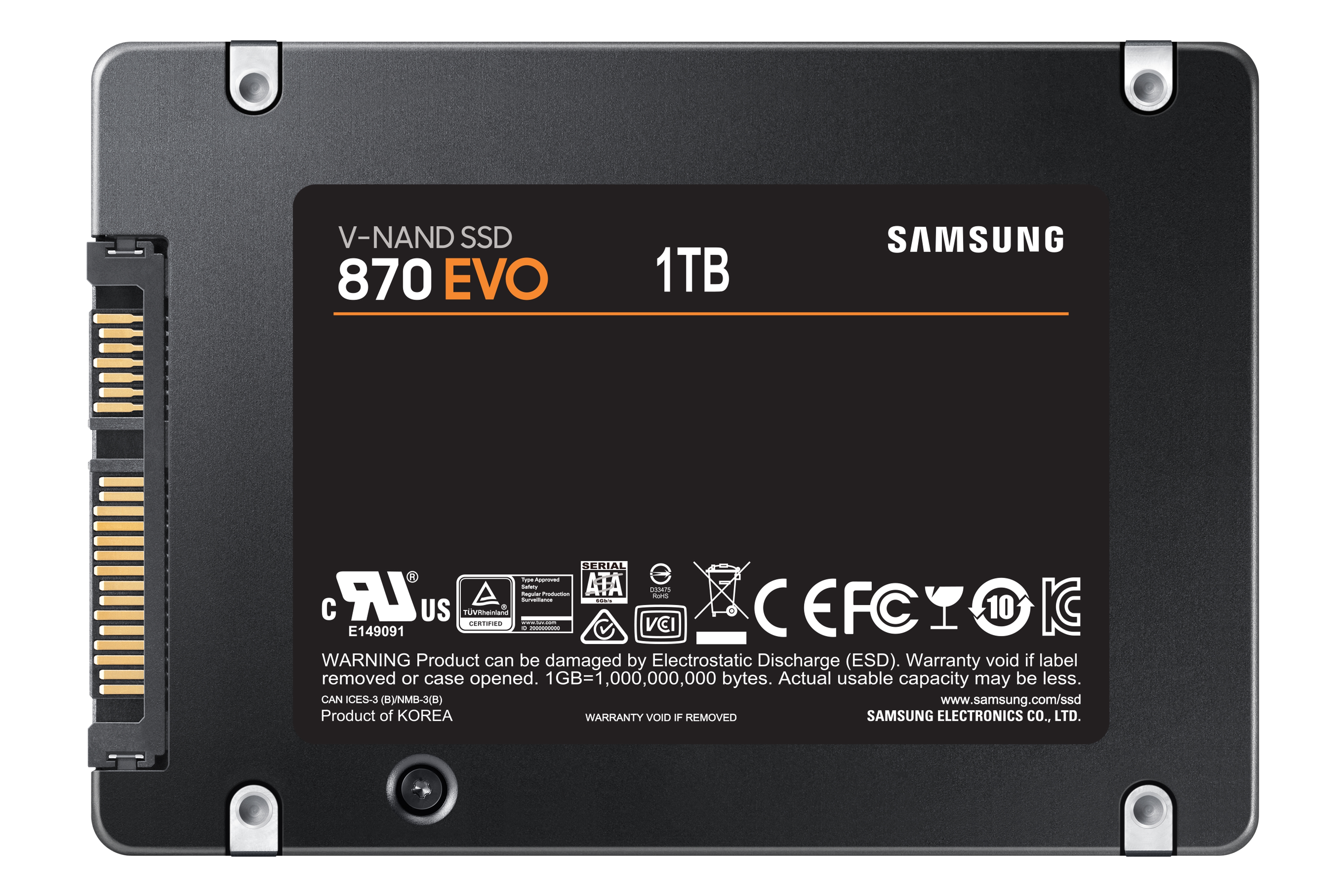 Samsung 870 EVO SSD 1TB(新品 MZ-77E1T0B/IT