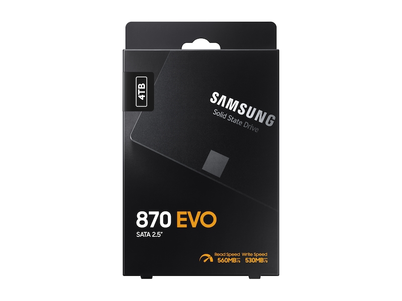 870 EVO SATA 2.5 SSD 4TB Memory & Storage - MZ-77E4T0B/AM