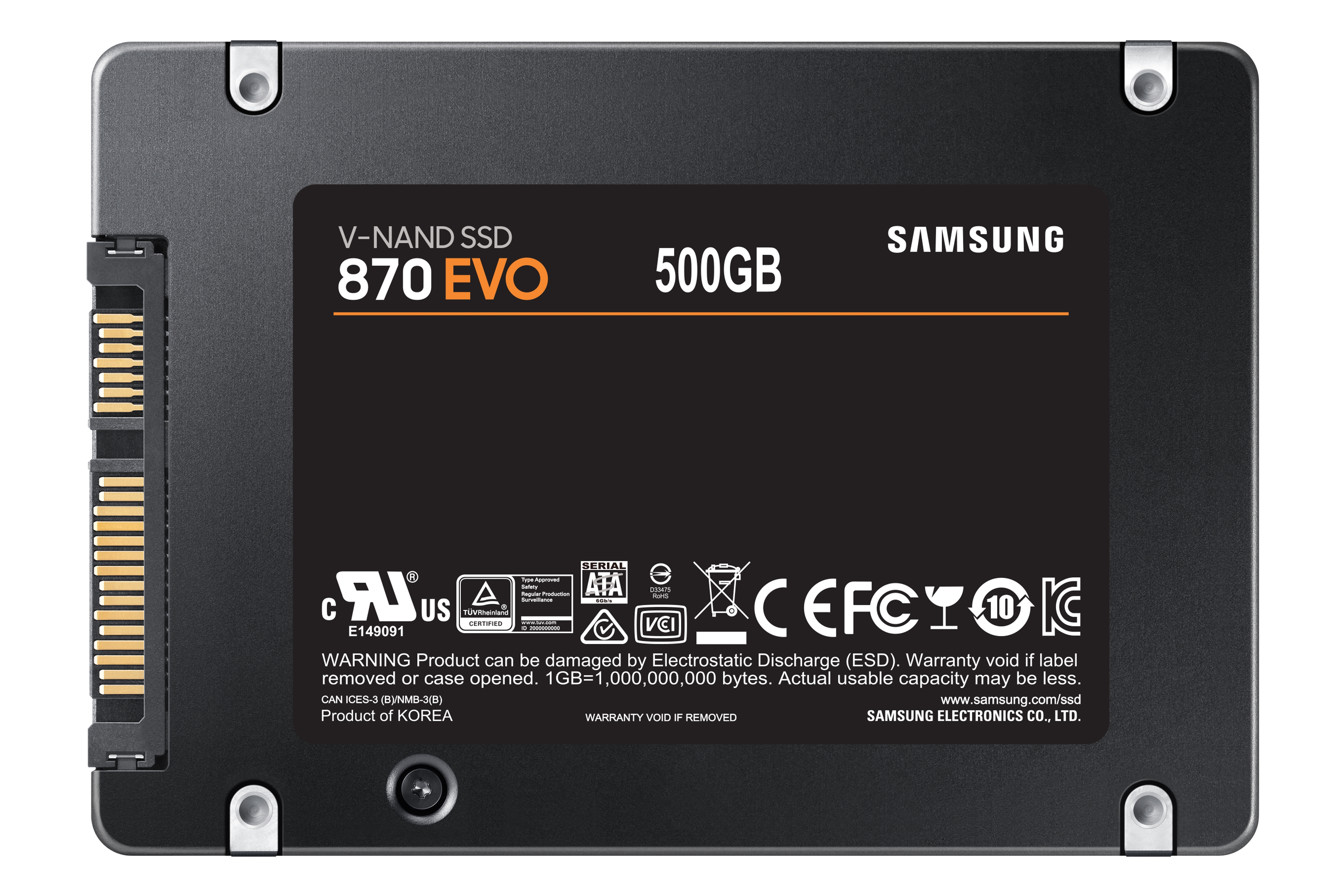 870 EVO 500 GB SSD SATA 2.5 inch