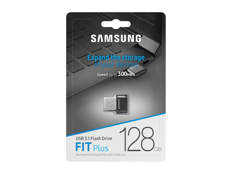 Forskelsbehandling Demokratisk parti Kostume USB 3.1 Flash Drive FIT Plus 128GB Memory & Storage - MUF-128AB/AM |  Samsung Business US