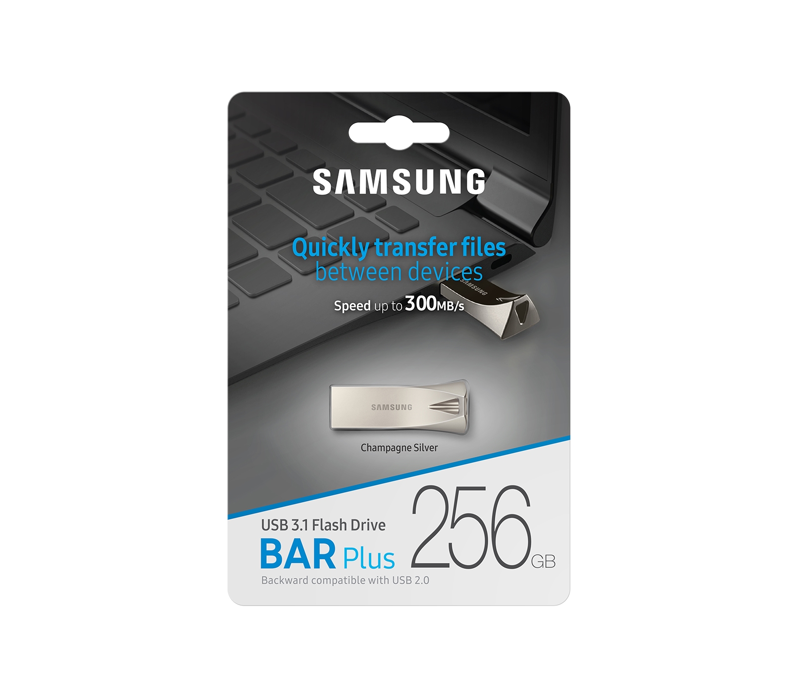 Katedral Konklusion vaskepulver USB 3.1 Flash Drive BAR Plus 256GB Champagne Silver Memory & Storage -  MUF-256BE3/AM | Samsung US