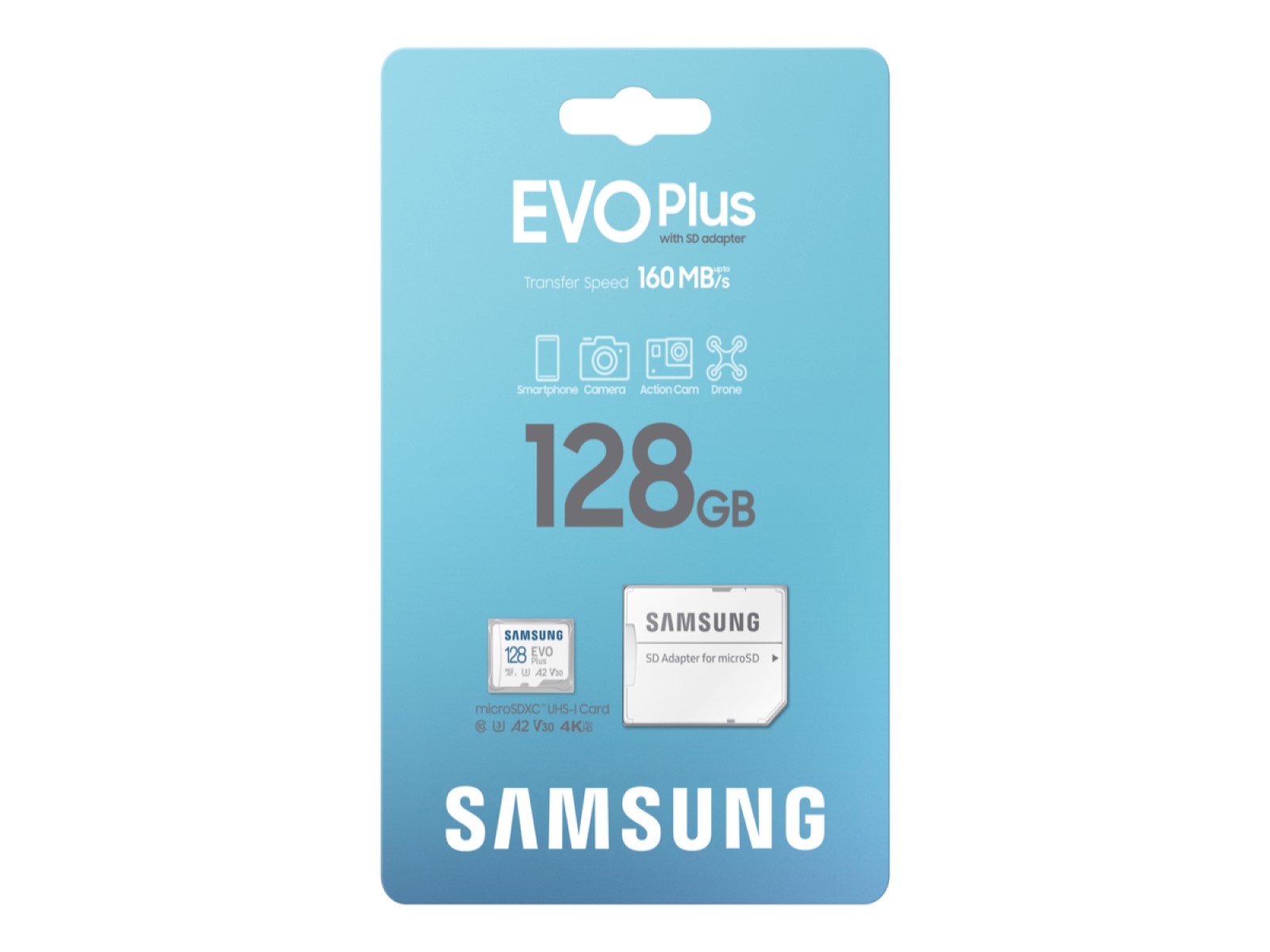 EVO Plus + Adapter microSDXC 128GB (2024)