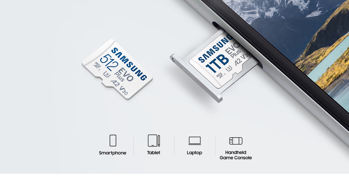 Thumbnail image of EVO Plus + Adapter microSDXC 512GB (2024)