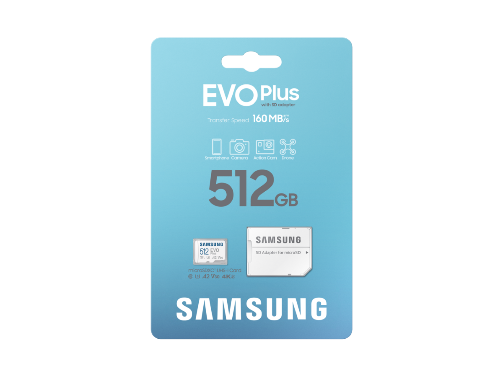 EVO Plus + Adapter microSDXC 512GB (2024)