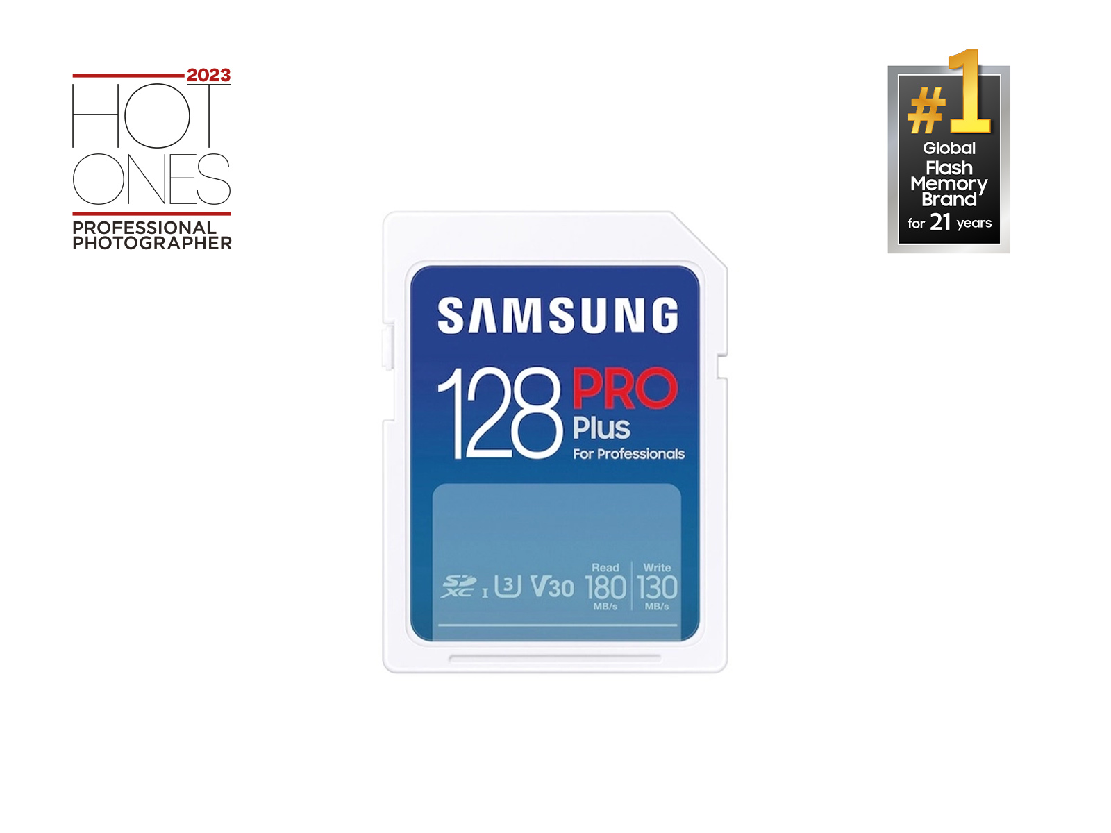 PRO Plus 128 GB Full Size SDXC Card UHS-I