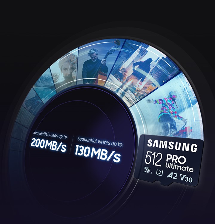 Samsung 512GB PRO Ultimate UHS-I microSDXC Card MB-MY512SA/AM