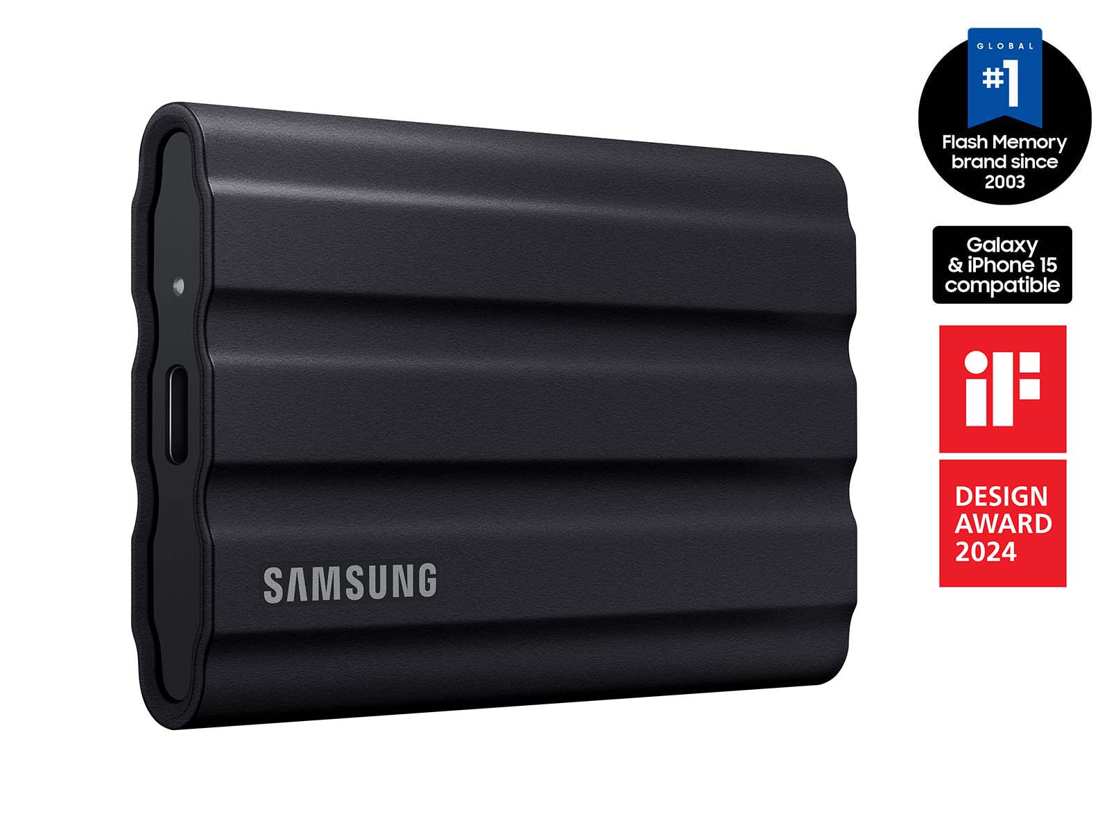 Thumbnail image of Portable SSD T7 Shield USB 3.2 1TB (Black)
