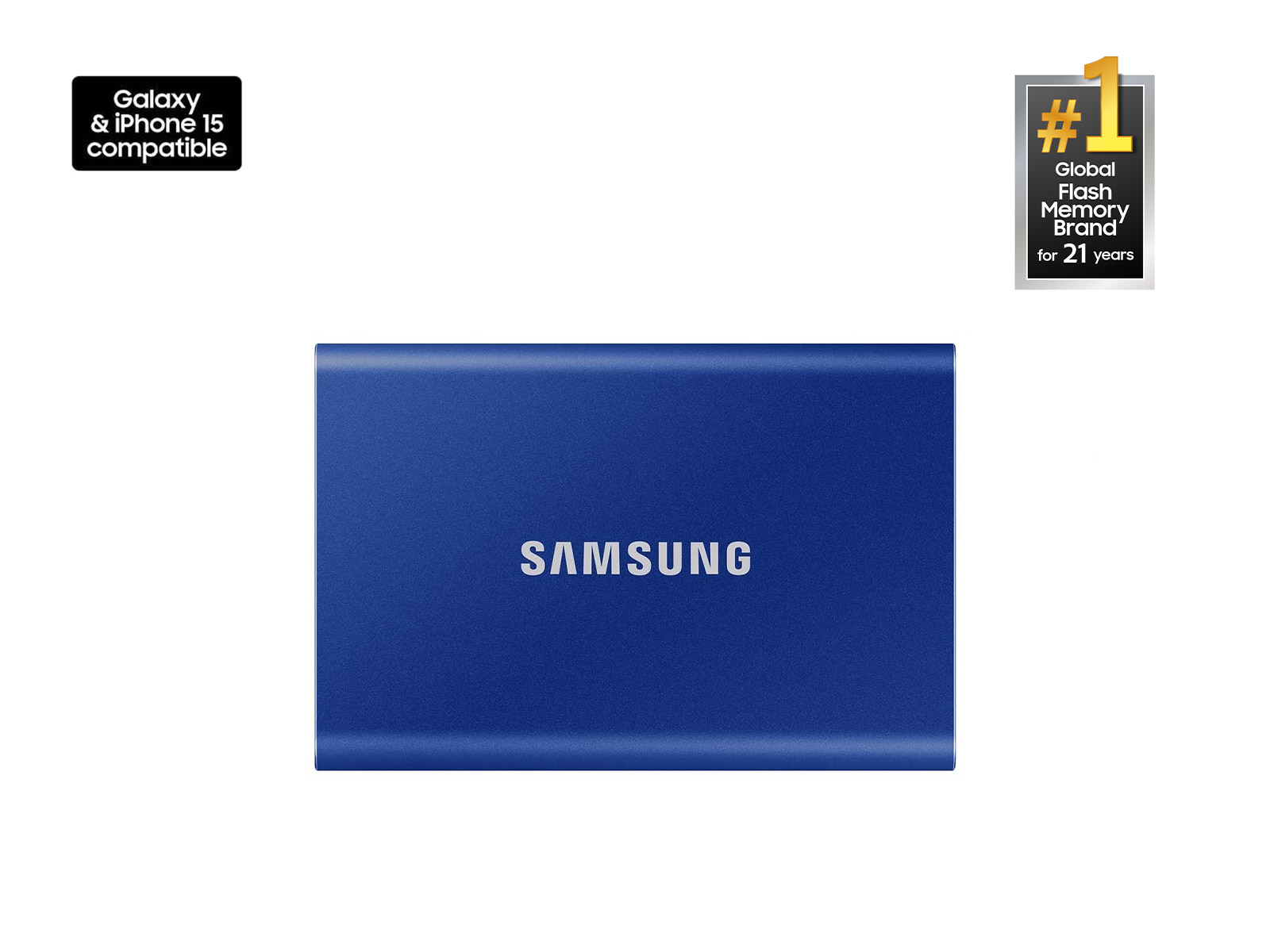 Thumbnail image of Portable SSD T7 USB 3.2 1TB (Blue)