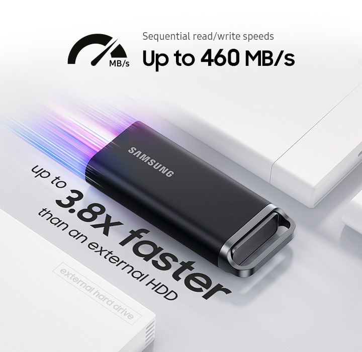 Portable SSD T5 EVO USB 3.2 2TB (Black) | Samsung Business US