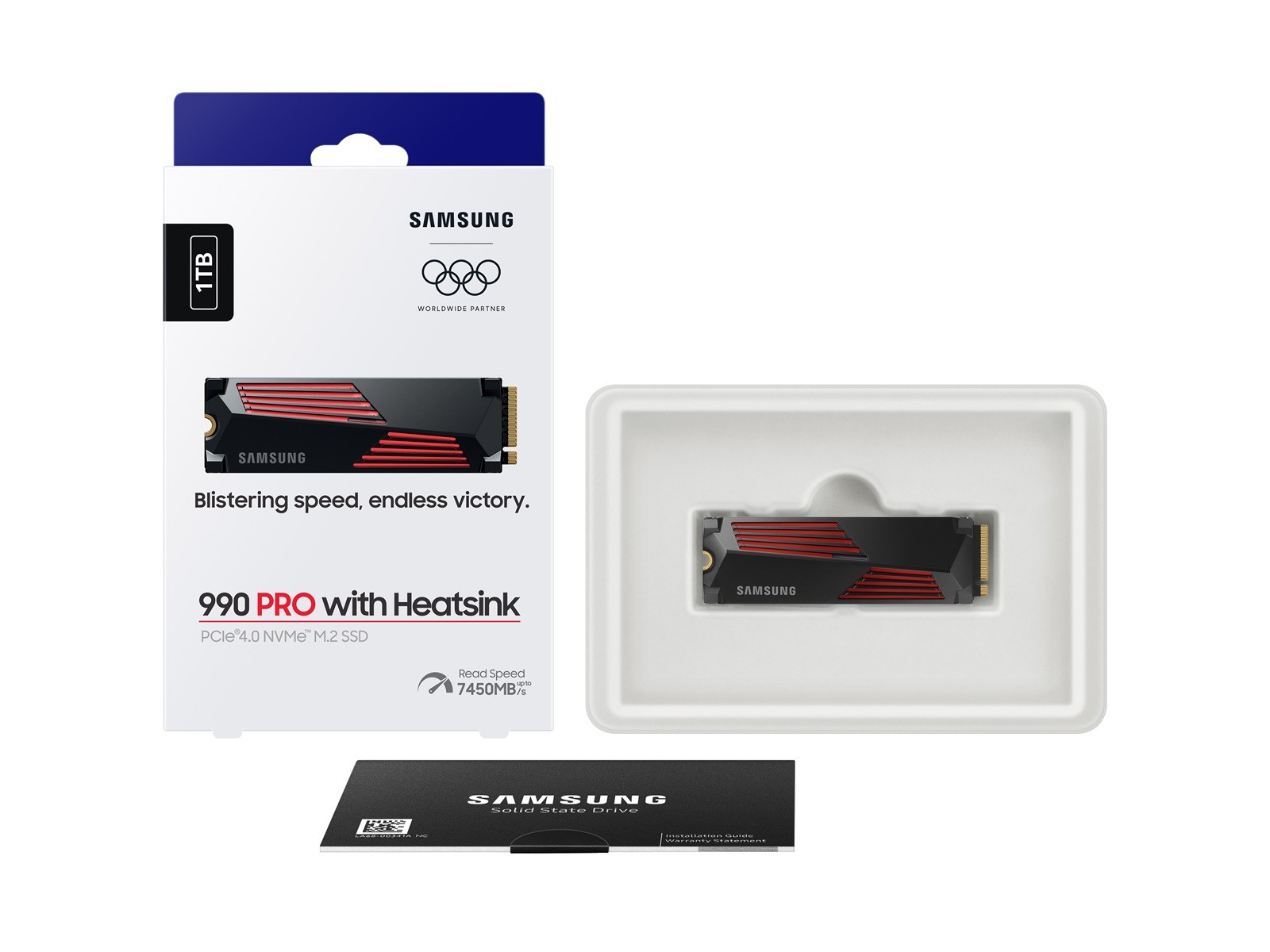 Thumbnail image of 990 PRO w/ Heatsink PCIe® 4.0 NVMe™ SSD 1TB