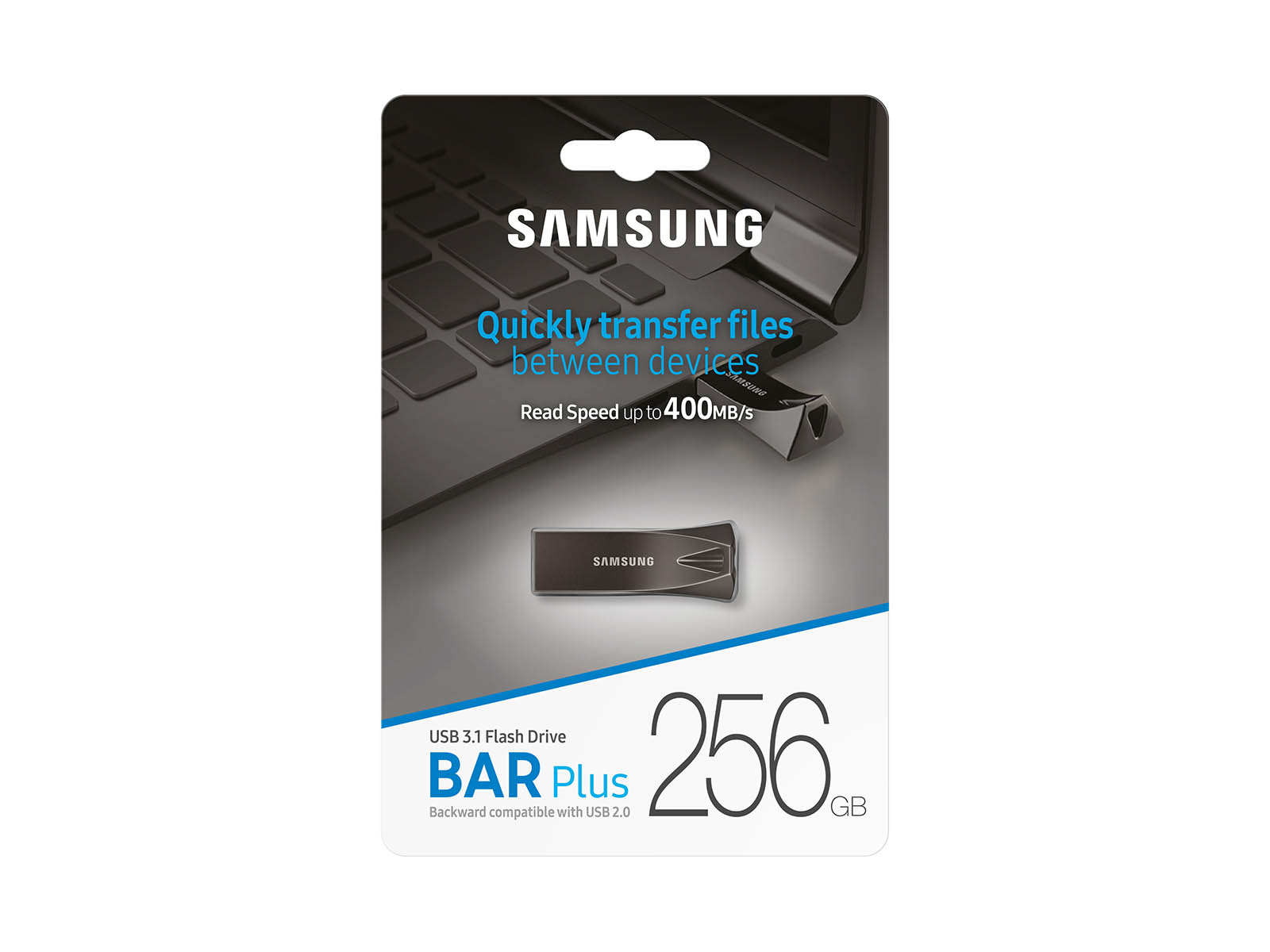 Thumbnail image of BAR Plus USB 3.1 Flash Drive 256GB Titan Grey