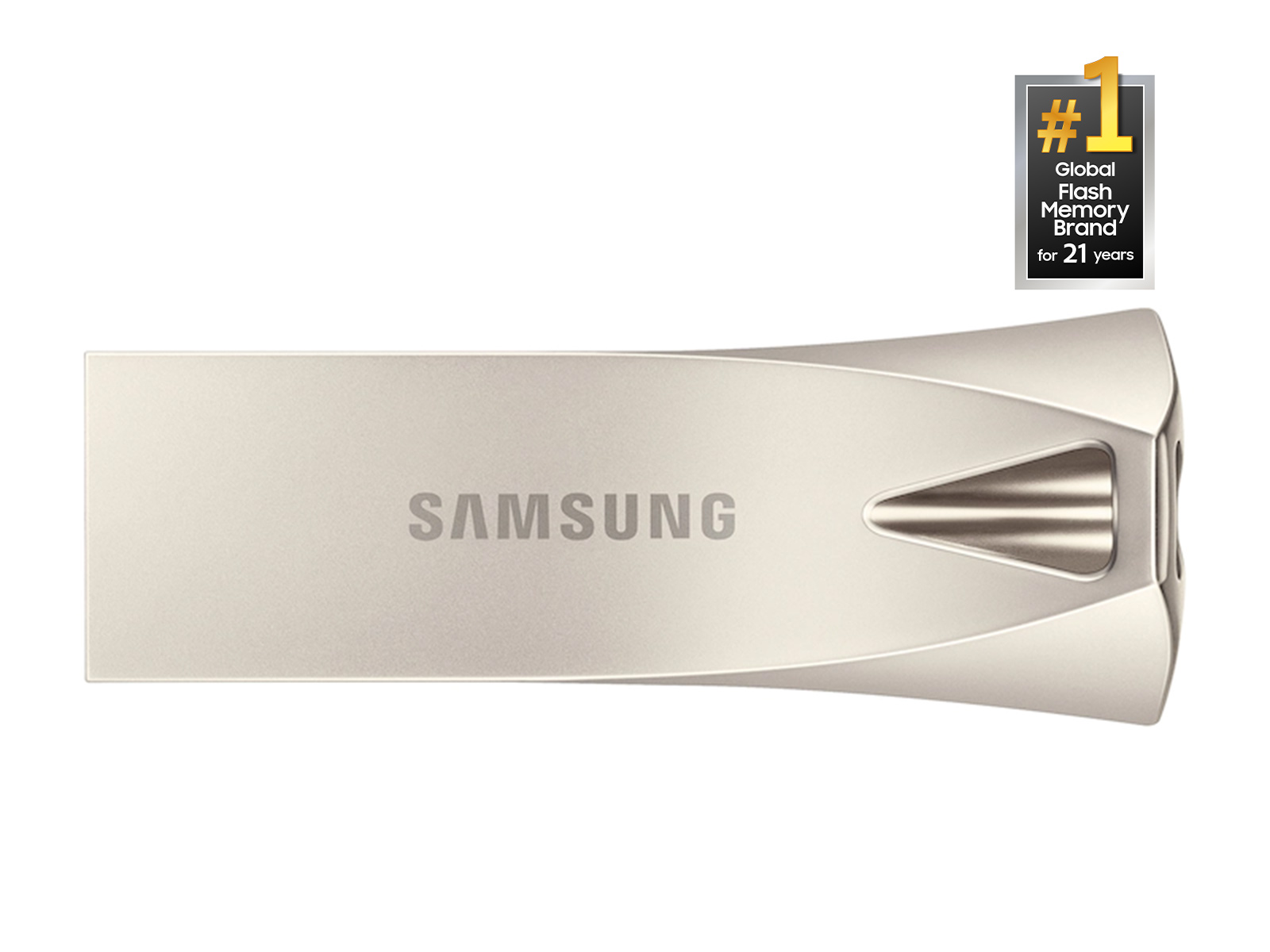 BAR Plus USB 3.1 Flash Drive 64GB Champagne Silver