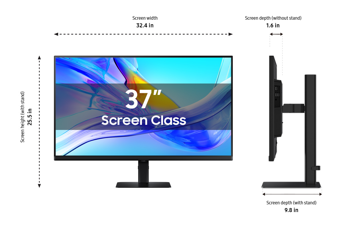 Thumbnail image of 37&quot; ViewFinity S8 (S80UD) 4K UHD HDR10 High Resolution Monitor with USB-C and Ergonomic Stand