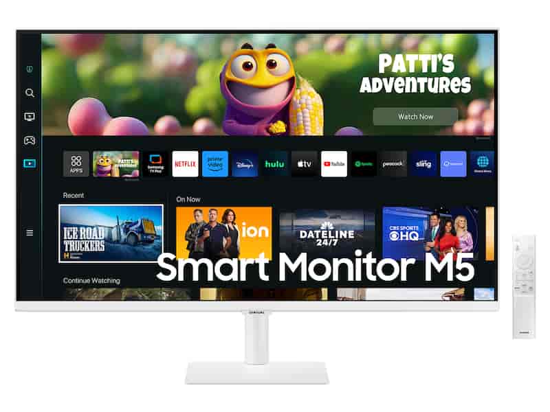 27” M50C FHD Smart Monitor with Streaming TV in White