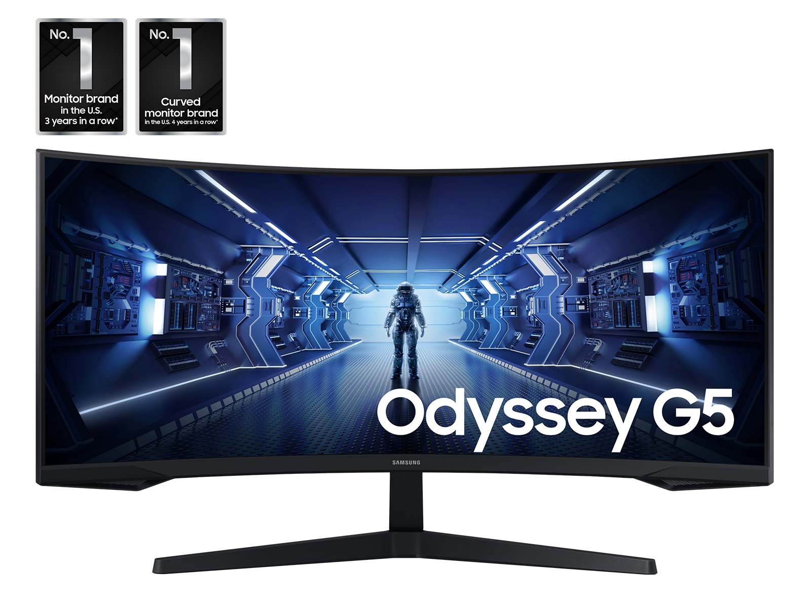 Thumbnail image of 34&quot; Odyssey G55T WQHD 165Hz 1ms(MPRT) AMD FreeSync&trade; HDR Curved Gaming Monitor