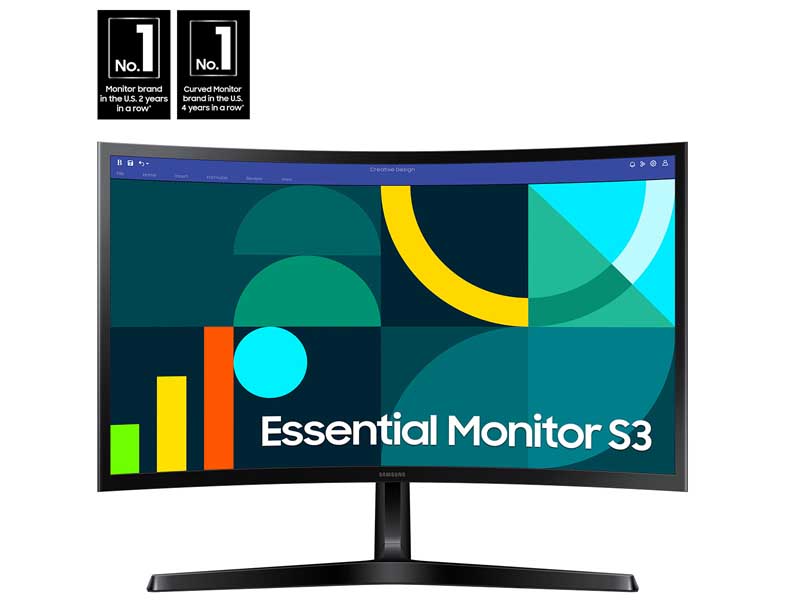 24" S3 100Hz FHD Curved Monitor | Samsung US