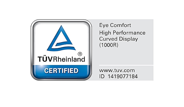 1000R and eye comfort certification