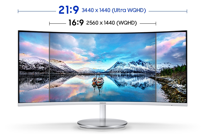 Samsung Ultra WQHD LED Curved Monitor 34-inch 3D Model $40 - .max .3ds .c4d  .fbx .lwo .obj .ma - Free3D