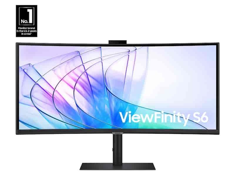 34” ViewFinity S65VC Ultra-WQHD 100Hz AMD FreeSync™ HDR10 Curved Monitor with USB-C, Speakers and Built-in Camera