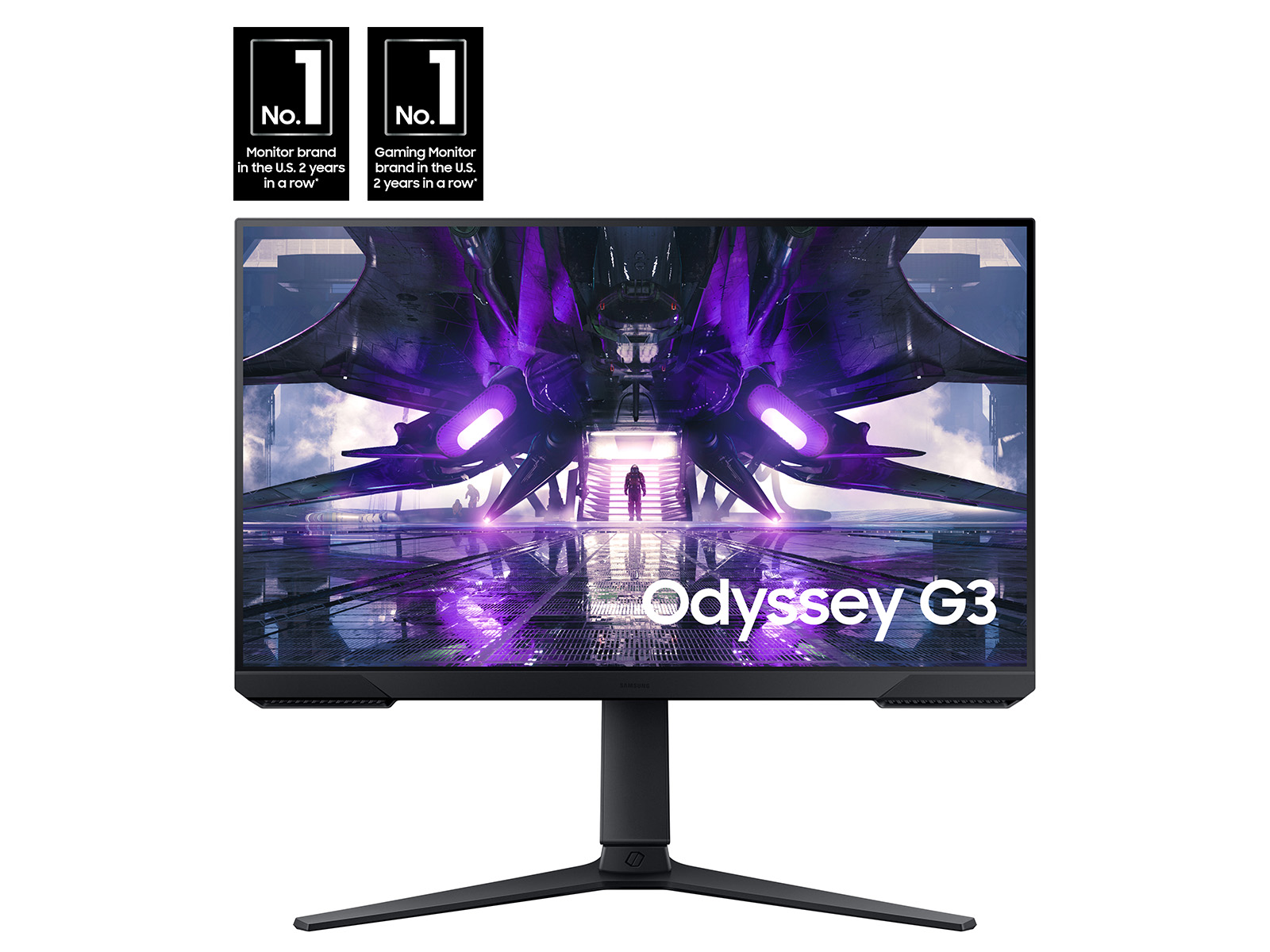 Photos - Monitor Samsung 24" Odyssey G32A FHD 165Hz 1ms Gaming  in black(LS24AG320NN 