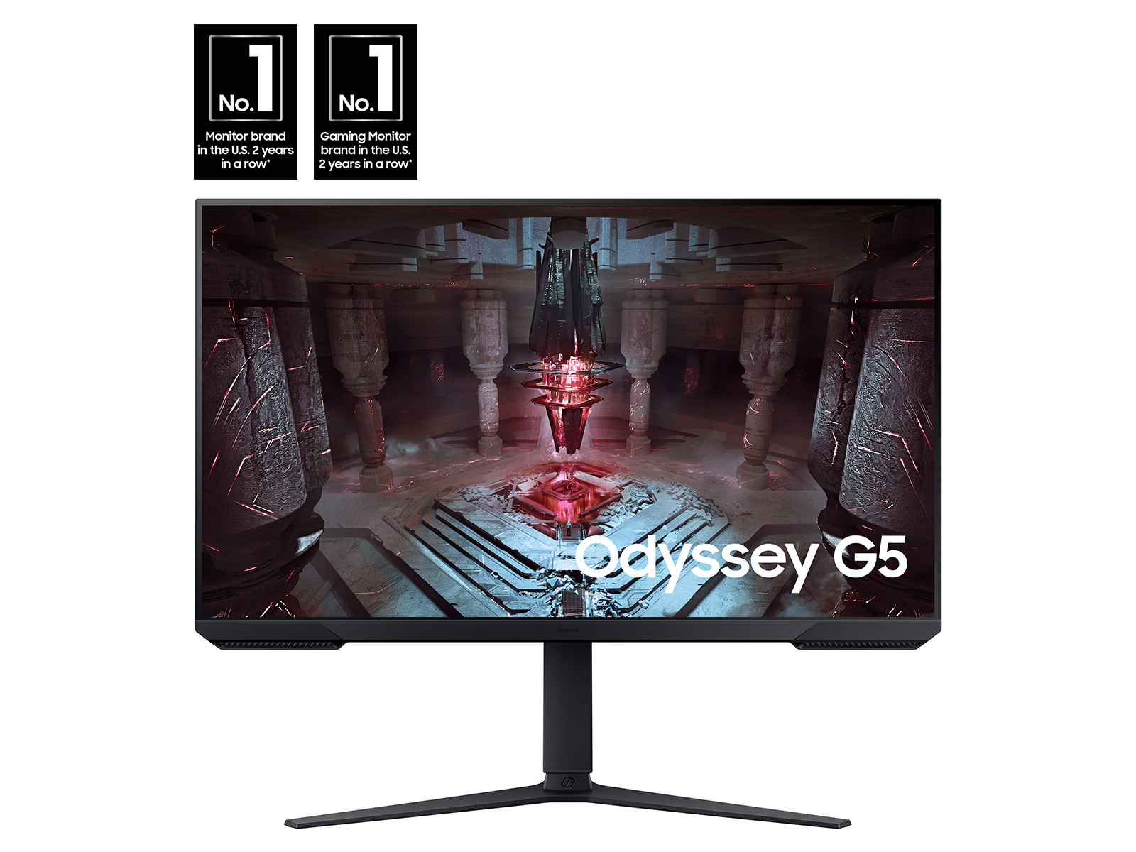 Photos - Monitor Samsung 27" Odyssey G51C QHD 165Hz 1ms HDR10 Gaming  in black(LS27C 