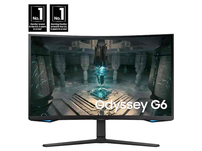 32” Odyssey G65B QHD 240Hz 1ms(GtG) HDR600 Gaming Hub 1000R Curved Gaming Monitor