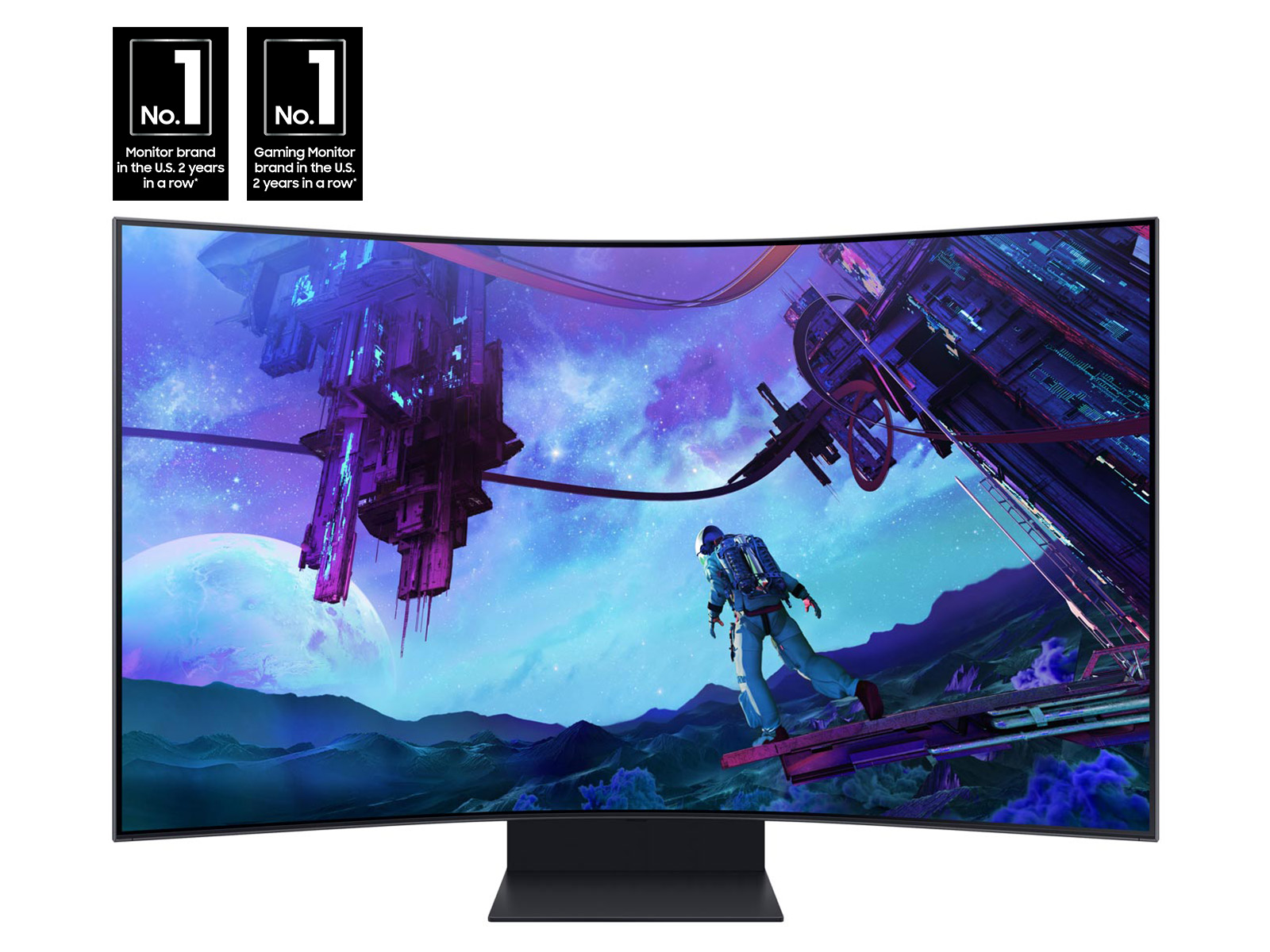 55” Odyssey Ark 2nd Gen. 4K UHD 165Hz 1ms(GtG) Quantum Mini-LED Curved Gaming Screen