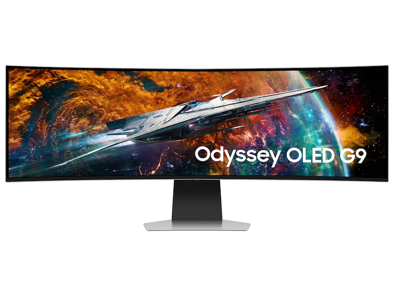 49 Odyssey OLED G9 (G95SC) DQHD 240Hz 0.03ms G-Sync Compatible Curved  Smart Gaming Monitor