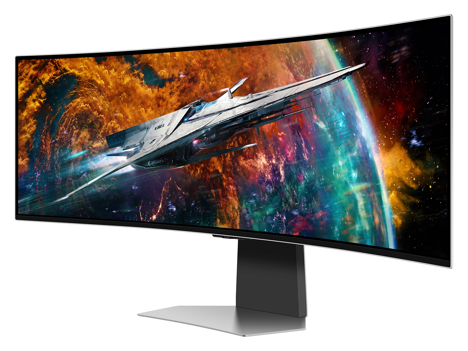 Monitor Samsung led 31.5 ( LC32JG54QQLXPE ) gaming, curvo