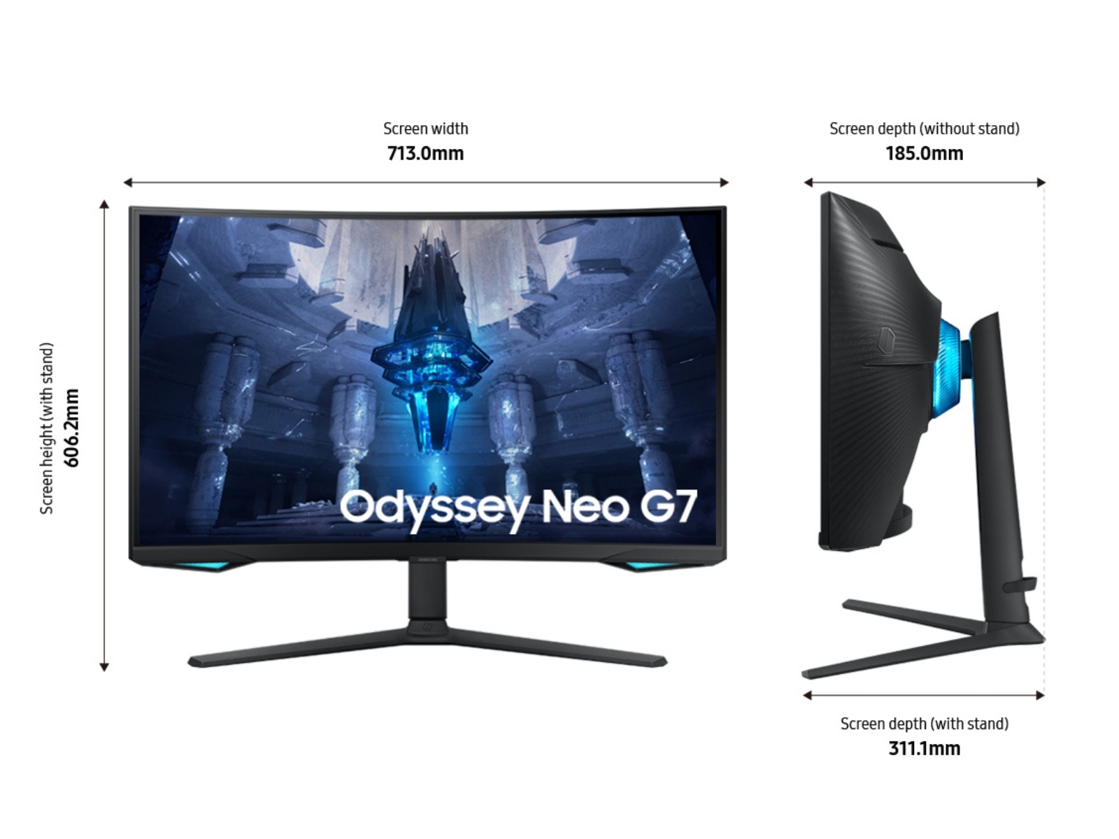 Samsung Odyssey Neo G7 43” Offers Premium Gaming Experiences on PC and  Console - Samsung US Newsroom