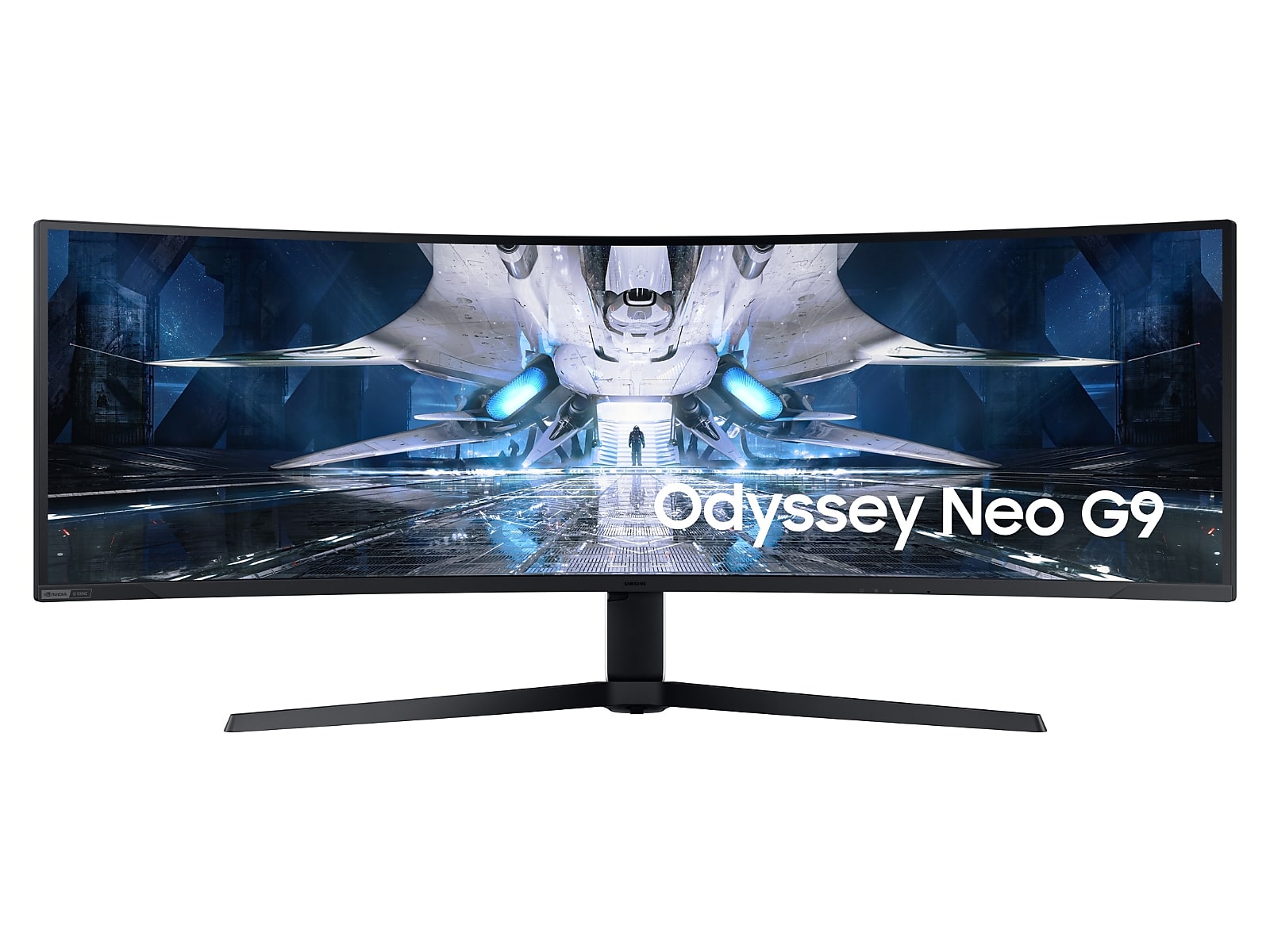 Samsung 49" Odyssey Neo G9 DQHD 240Hz 1ms G-Sync Compatible Quantum HDR2000 Curved Gaming Monitor in black(LS49AG952NNXZA)