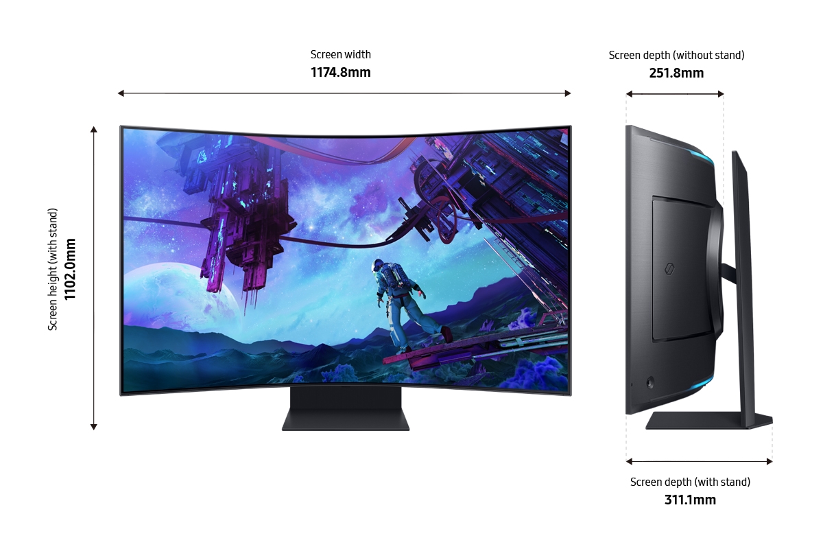 Triple 55” Samsung Odyssey Ark Gaming Monitor Because why not