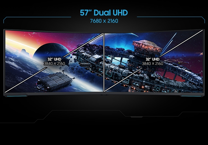  SAMSUNG 57 Odyssey Neo G9 Series Dual 4K UHD 1000R