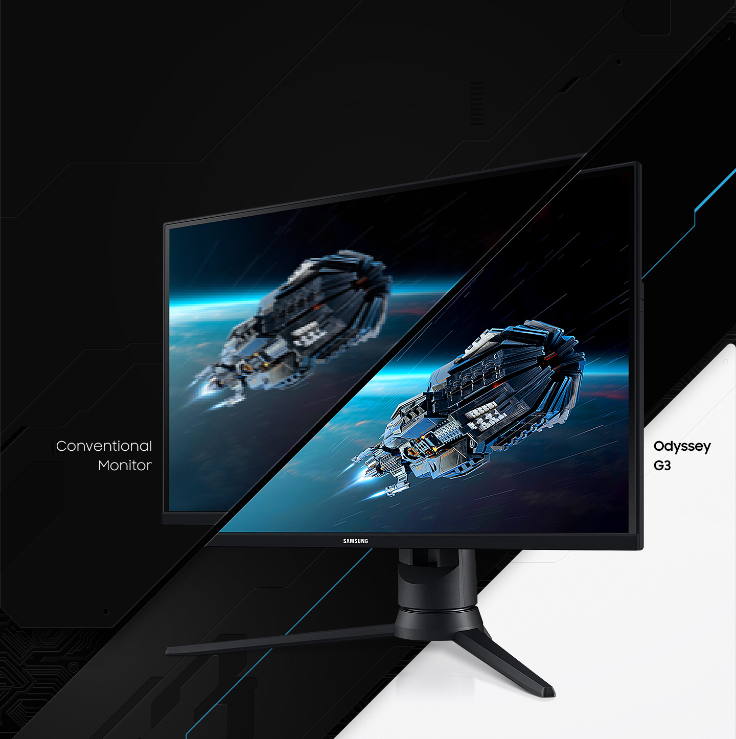 Samsung Odyssey G3 27 LED FreeSync Premium Gaming Monitor